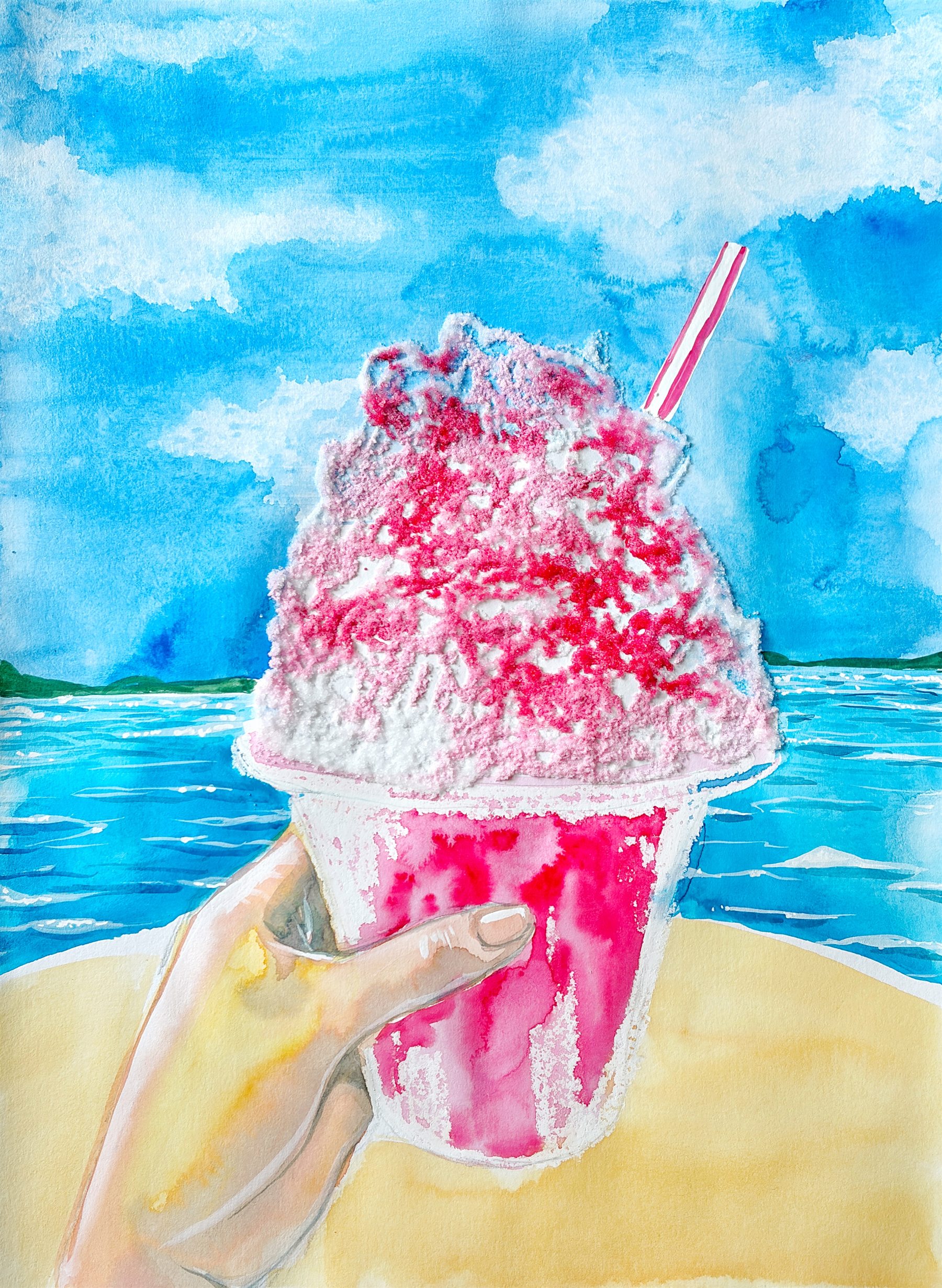 かき氷のあや先生テーマ作品